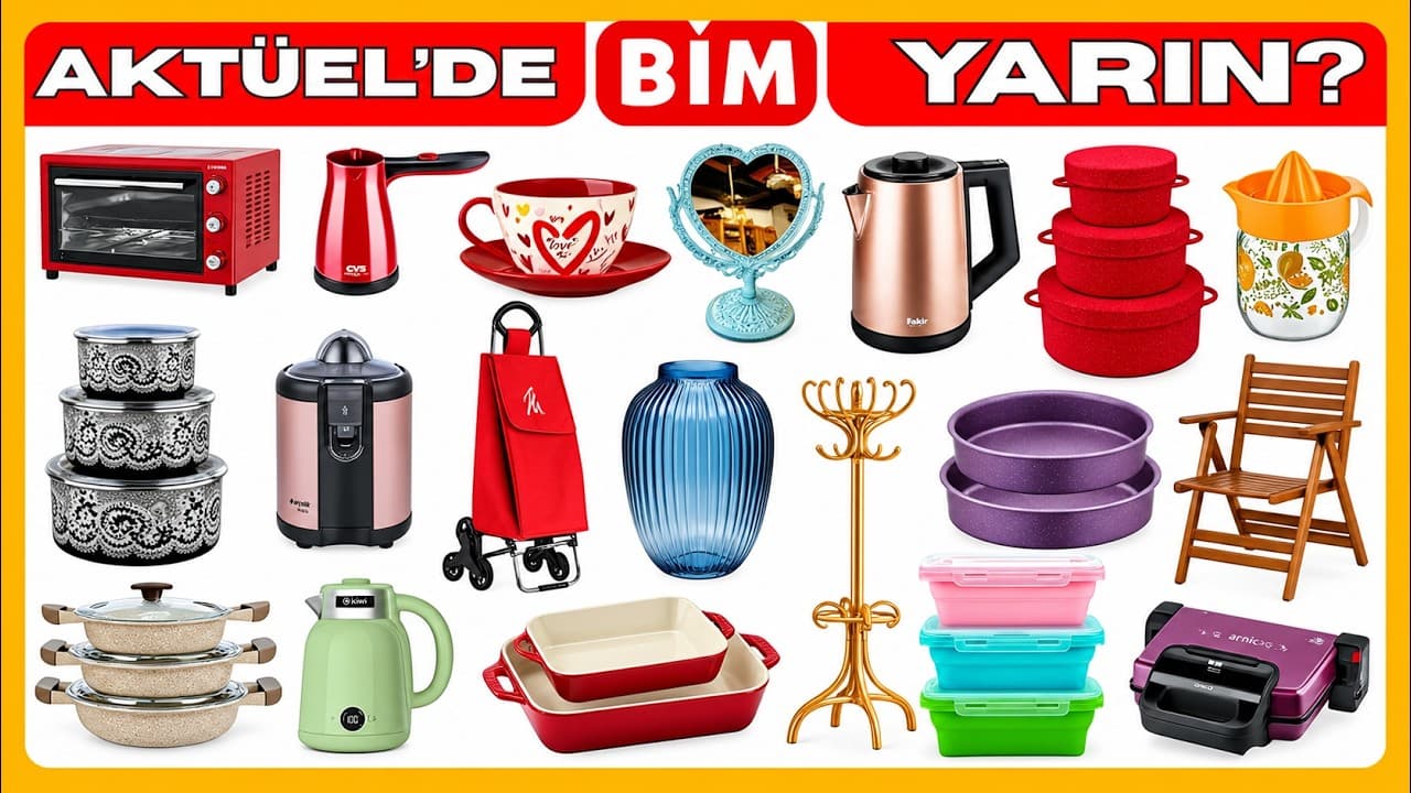 YARIN BİM’DE BAŞLIYOR? BİM 18 EKİM 2026 l TOST MAKİNESİ l ÇEYİZLİK l KIYMA MAKİNESİ I BİM AKTÜEL