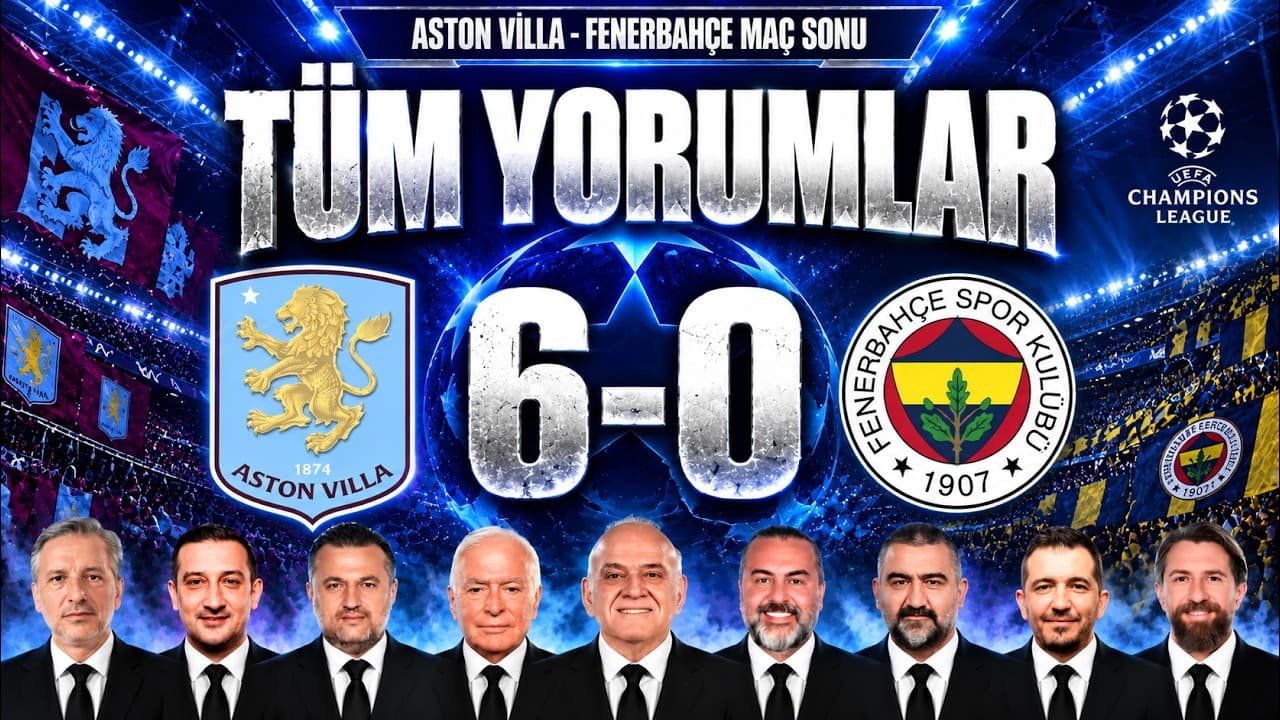 ''FENERBAHÇE'Yİ REZİL ETTİNİZ!'' | Aston Villa-Fenerbahçe Maç Sonu Yorumları | Şampiyonlar Ligi