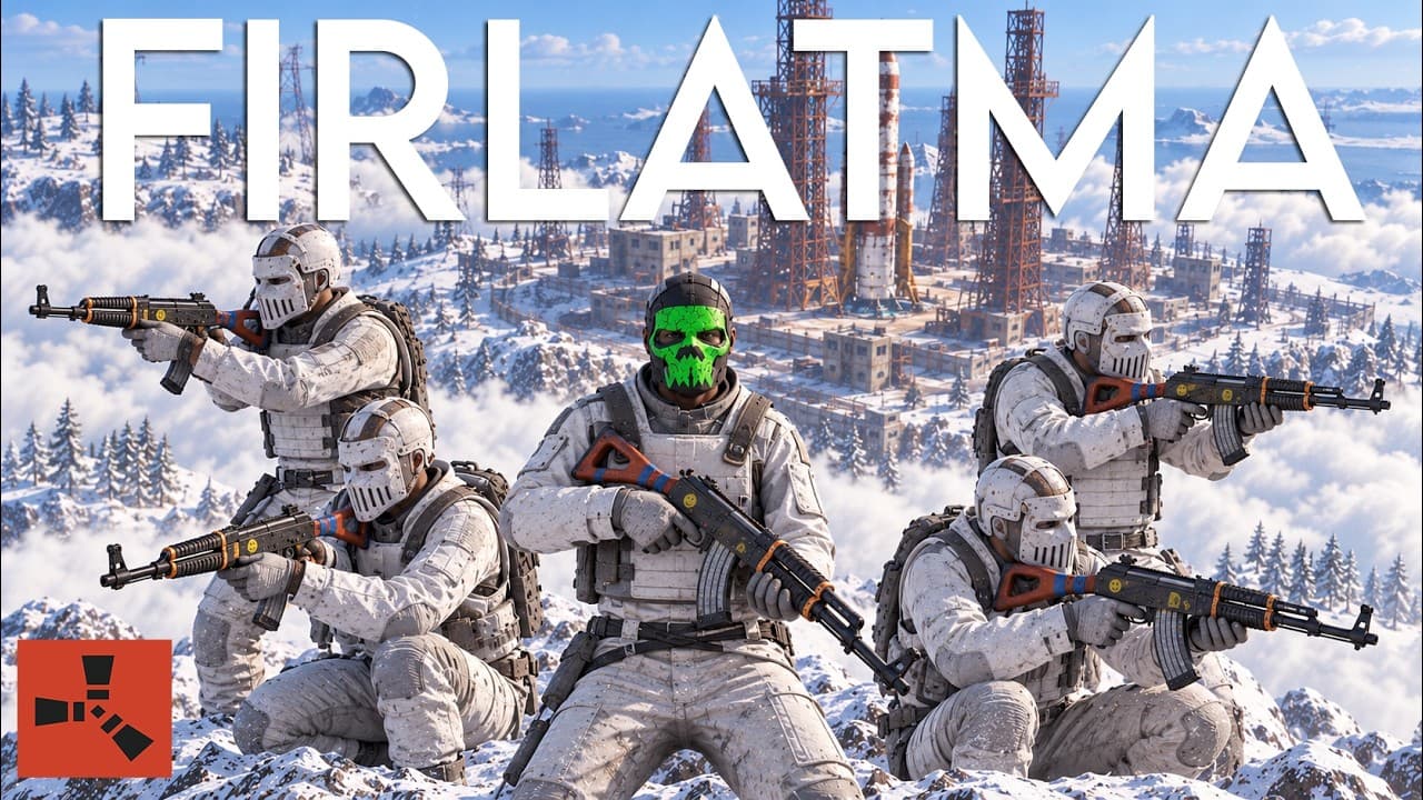 RESMİ KLAN SUNUCUSUNDA FIRLATMA SAHASINA EKİPLE HÜKMETTİK!!! (KANALIMIN EN İYİ VİDEOSU) Rust Türkçe