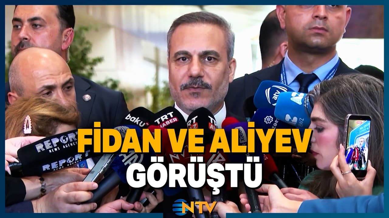Azerbaycan Cumhurbaşkanı İlham Aliyev ile Görüşen Hakan Fidan Açıklamalarda Bulundu | NTV